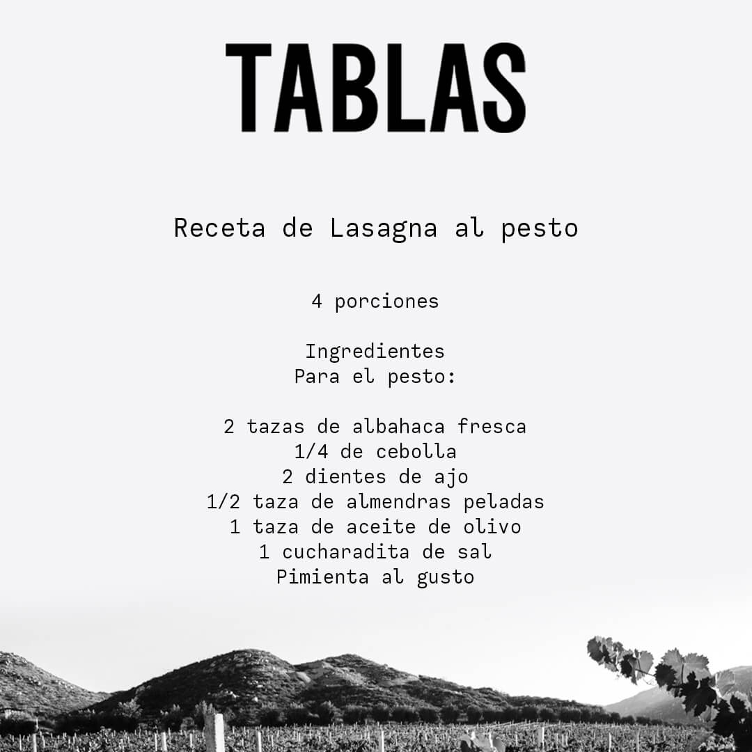 Lasagna al pesto